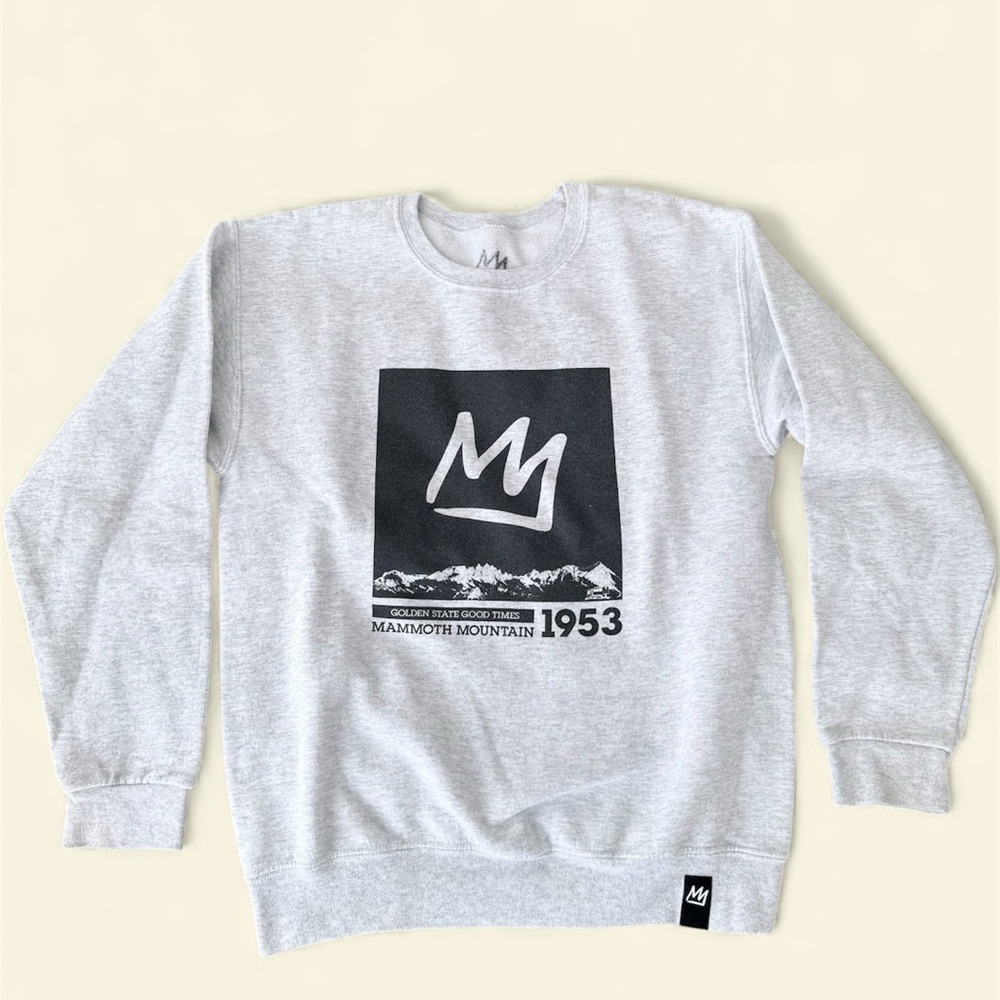Mammoth Mountain ski resort official Crewneck sweatshirt size youth L